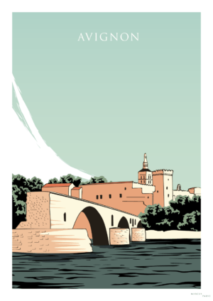 poster du pont d'Avignon