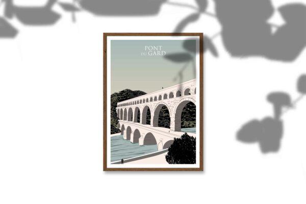 Affiche Pont du Gard - 500 exemplaires – Image 2